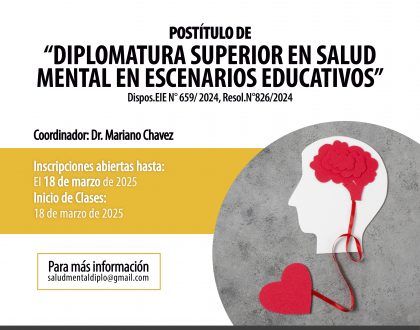 Diplomatura Superior en Salud Mental en Escenarios Educativos